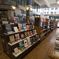 Books on display in Aunties Bookstore