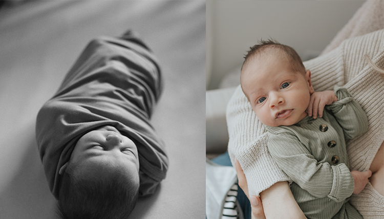 photos of two babies