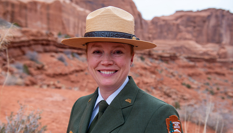 Lena Pace, the new superintendent of both Arches and Canyonlands national parks.
