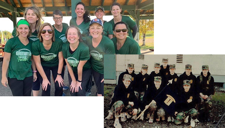 rotc women current day and same group in 1990s