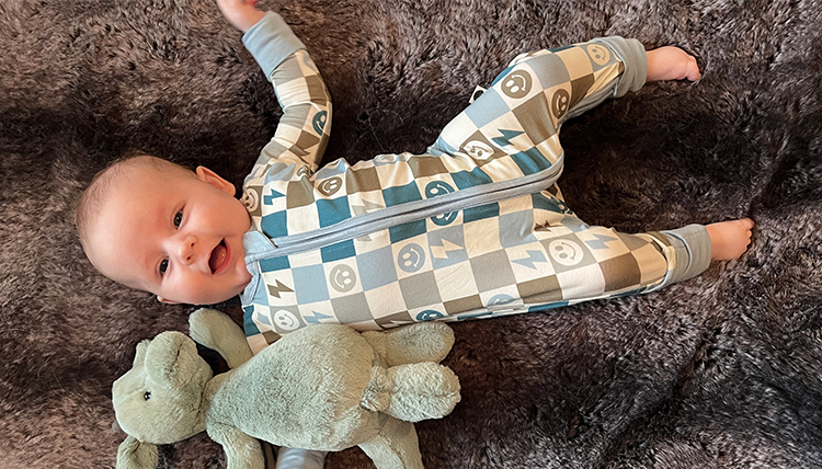 Baby Zag Reid, son of ’14 Carly (Harris) and ’13 Timothy Eberhart.