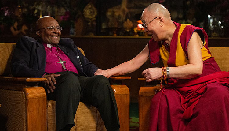 Archbishop Desmond Tuta and the Dalai Lama