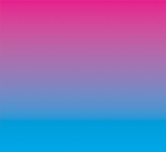 gradient of pink to blue