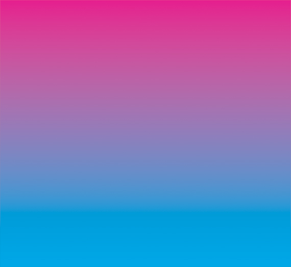 gradient of pink to blue