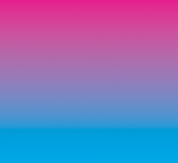 gradient of pink to blue 