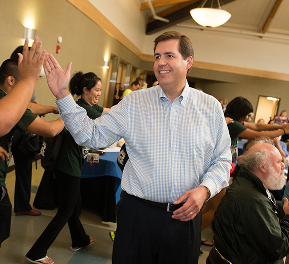 President McCulloh in 2012