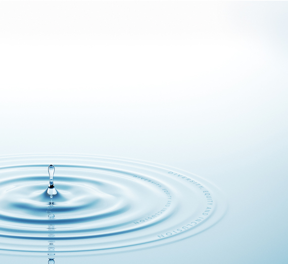 graphic of water drop and ripples