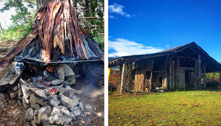 camping and cabin in patagonia