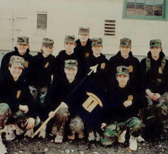 photo of women in ROTC 1999 