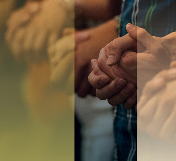 People holding hands