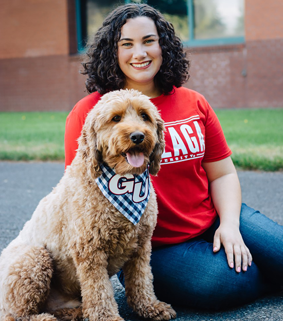 Grace with Blazer (Image courtesy Grace Meno)