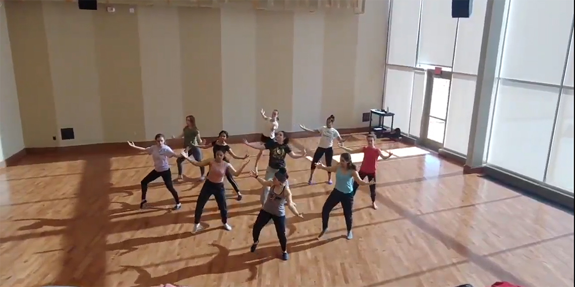 Gonzaga dancers rehearse for the Spring Dance Concert 2020, which was canceled due to the coronavirus pandemic.