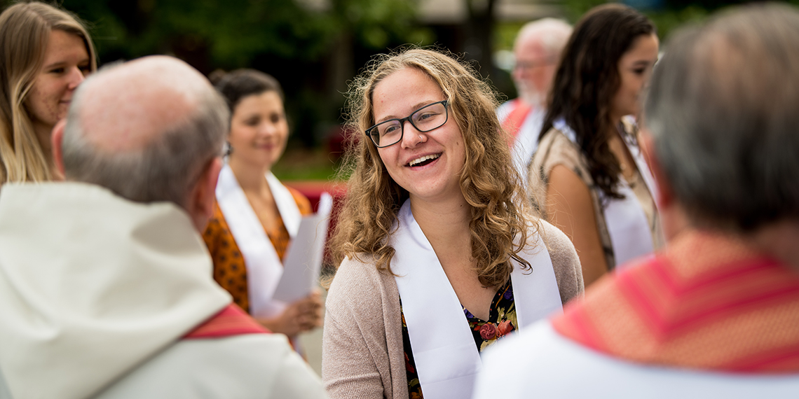 Smith is always building bridges and fostering connections.  (GU photo)