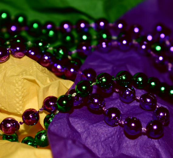 Mardi Gras beads 