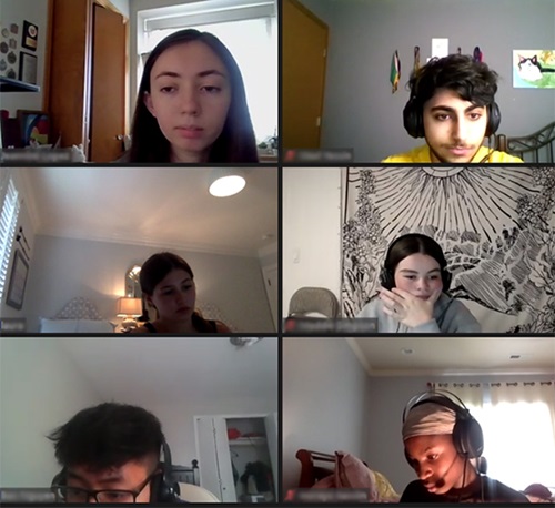 Participants in the Gonzaga Debate Institute Online. 