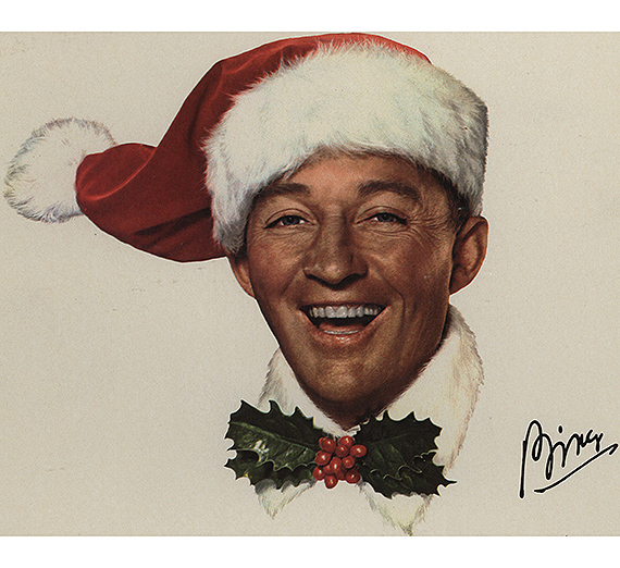 Artwork from the "Merry Christmas" album. Courtesy the Bing Crosby Collection at Gonzaga University Archives and Special Collections.