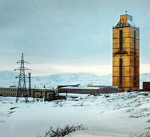 This image from the film depicts Russia's Kola Superdeep Borehole site. (Courtesy Matt McCormick)  