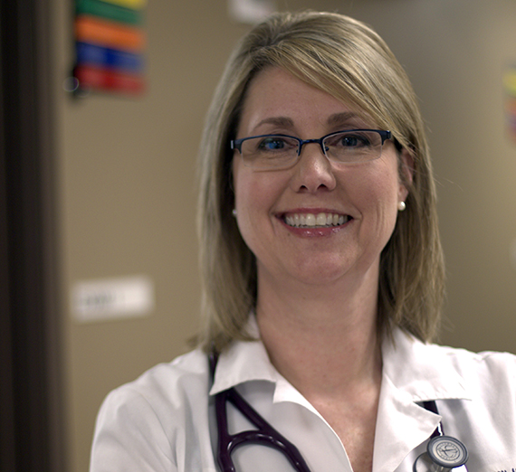 Master's of Science in Nursing program graduate. (GU photo)