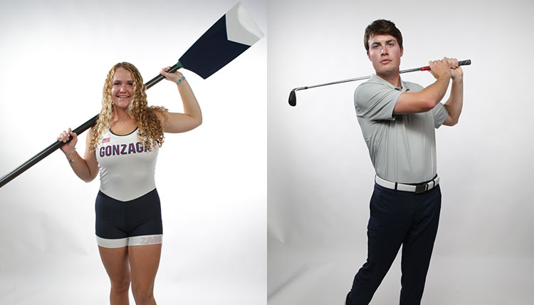 Student athletes - Kailee Jackson (left) and Clay Thatcher (right) 