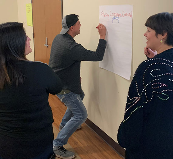 Participants at a Spokane Neighborhood Leadership Academy session.