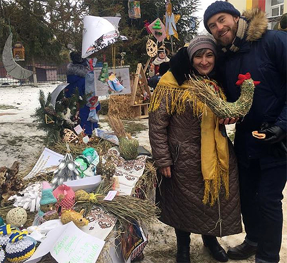 Gonzaga alumnus Ty Smith (’17) is serving in Ukraine as a youth development volunteer. (Photo courtesy Peace Corps)