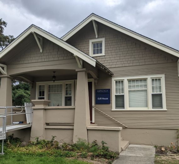 Image of OUR House on 1211 N Cincinnati, it is Gonzaga's Collegiate Recovery Community.