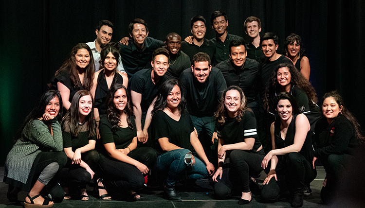 group of gonzaga latinx students