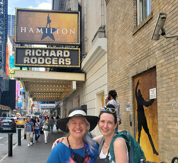 Gonzaga Dance in Front of Hamilton Sign