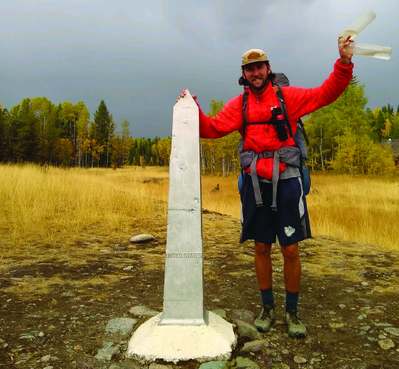 Eddie Janicki on a trail