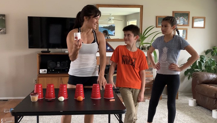 Sandy Zimmerman with her children