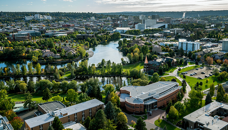 Gonzaga University, located in Spokane, Washington