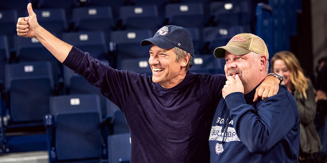 Rick Clark and Mike Rowe