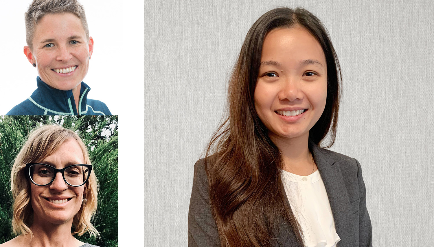 (Top Left) Berg, (Bottom Left) Crissey, (Right) Lea