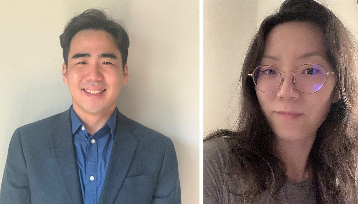 (Left) Andrew Kim, (Right) Yuan