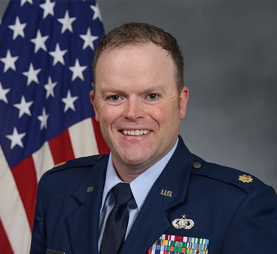 headshot of military leader in blues