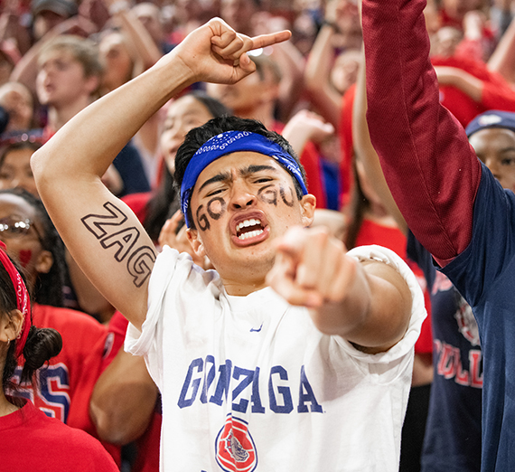 Gonzaga students never cease to amaze in the Kennel 