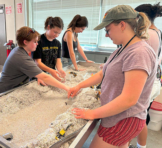 sand table