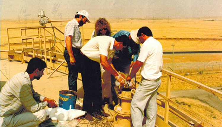 Shirley Johnson in Iraq