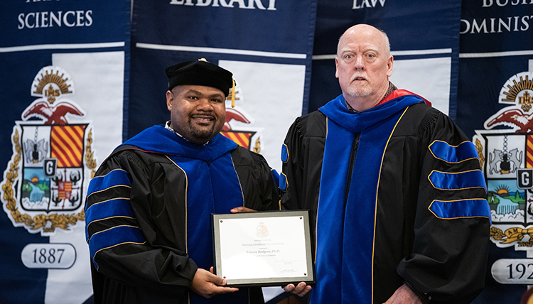 faculty member award with provost