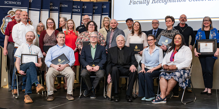 Faculty award winners from may Spirit 2024.