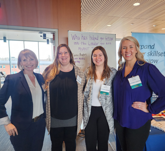 CLL crew includes Director Rachelle Strawther, Admission Operations’ Amy Minton, Program Manager Kerri Danowski and Assistant Director Kristin Plouffe.