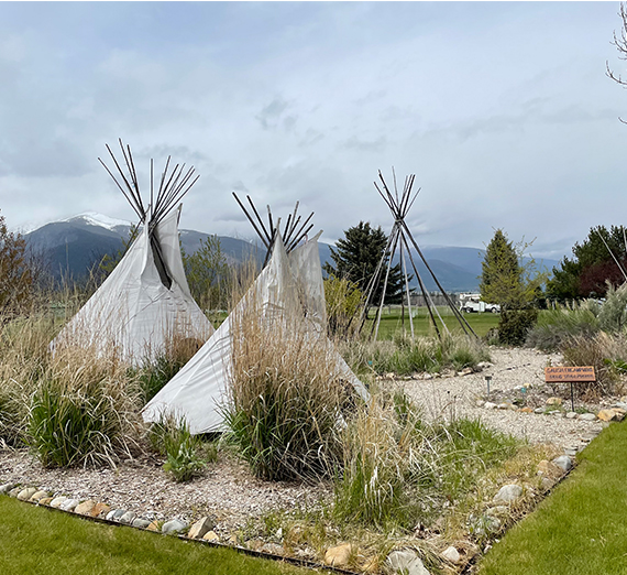 Jesuit Mission Salish Camp