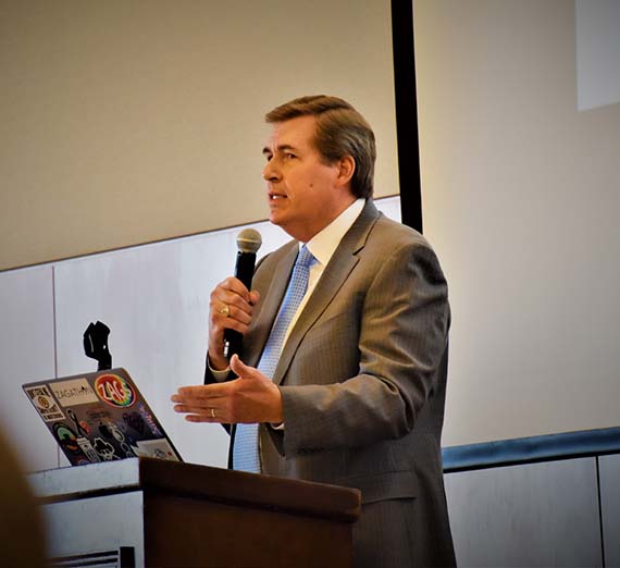 Thayne McCulloh is beginning his 15th year as president with many new initiatives on the University’s plate.