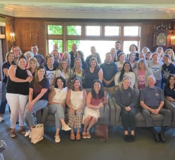 Advancement team at a retreat