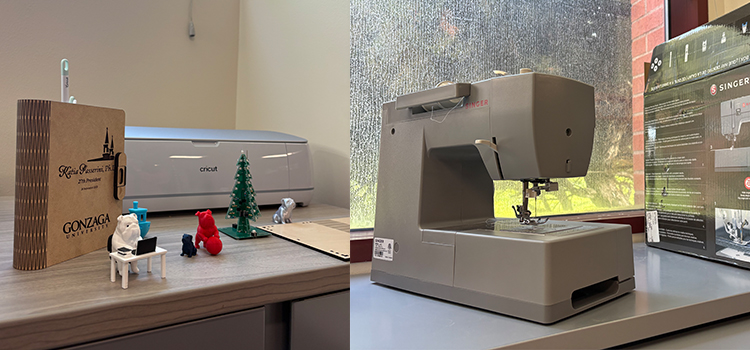 Some of the machines at the Digital Scholarship Lab.