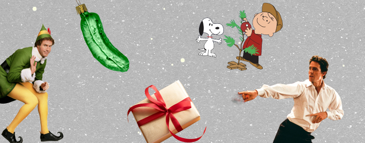 A collage of holiday stuff.