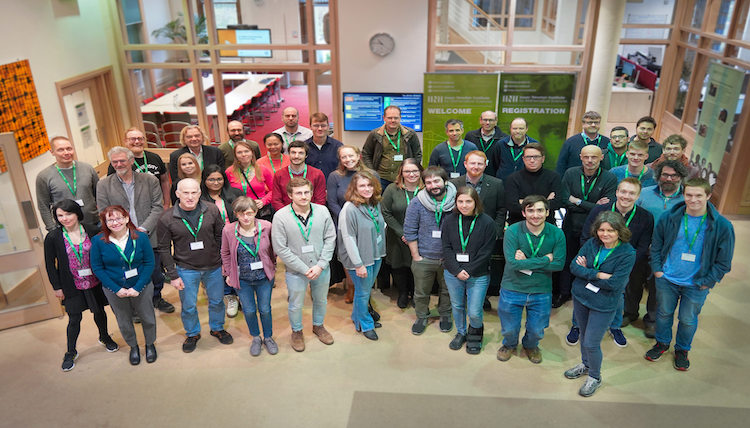 Colleagues at Mathematical Tomography Conference at Cambridge.
