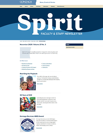 A screenshot of the November Spirit.