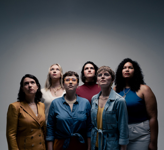 Six women of different ages and races 