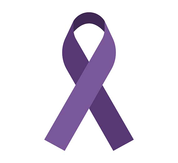 Purple ribbon